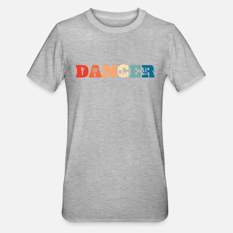 Danseurs rétro Danseurs Danse Vintage - T-shirt polycoton Unisexe - gris chiné