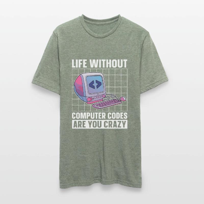 Programmierer Coder Software Entwickler Unisex Polycotton T-Shirt