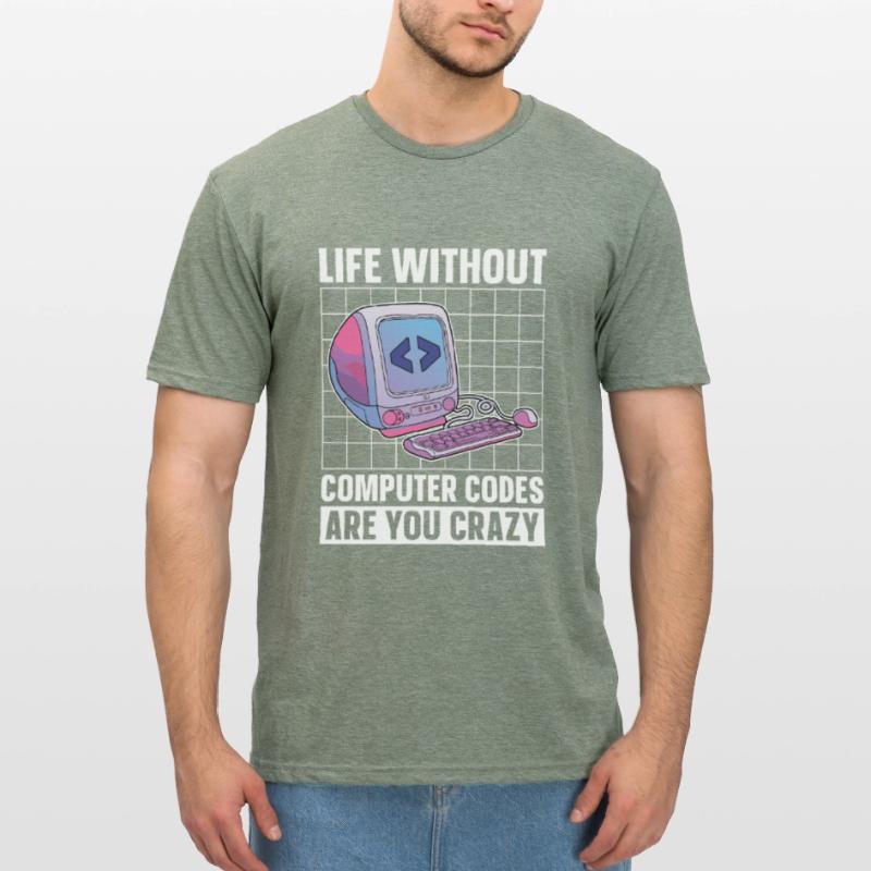 Programmierer Coder Software Entwickler Unisex Polycotton T-Shirt