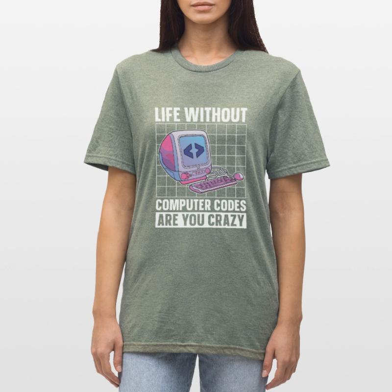 Programmierer Coder Software Entwickler Unisex Polycotton T-Shirt