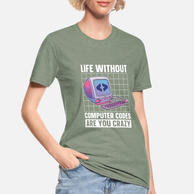 Programmierer Coder Software Entwickler Unisex Polycotton T-Shirt