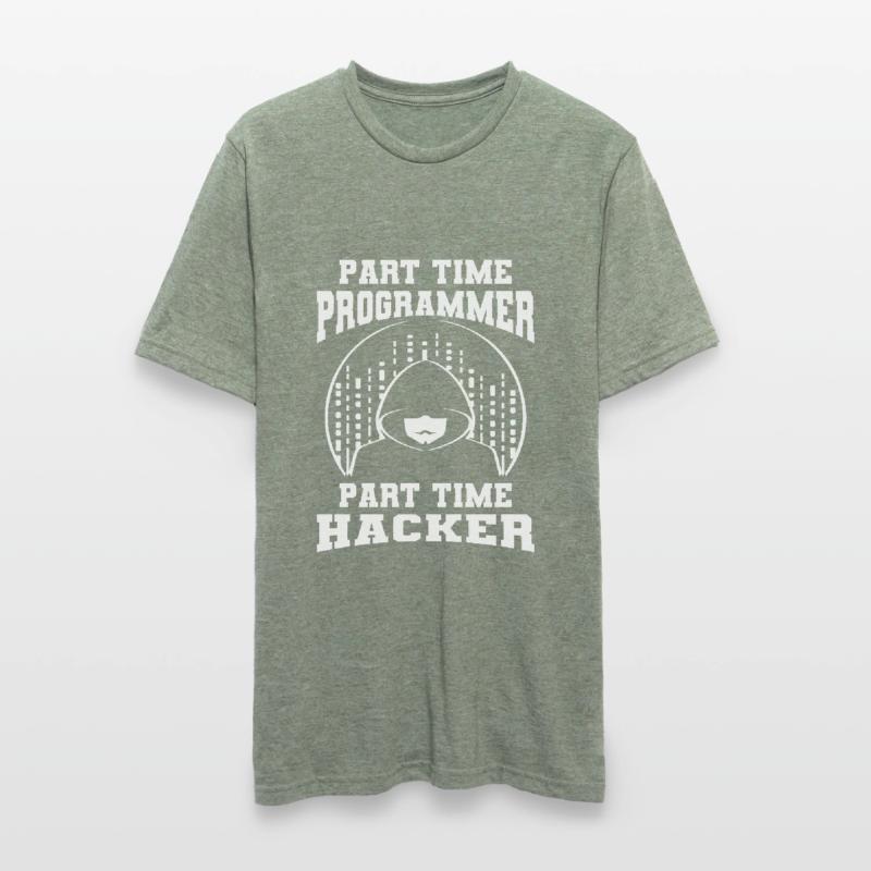 Programmierer Coder Software Entwickler Unisex Polycotton T-Shirt