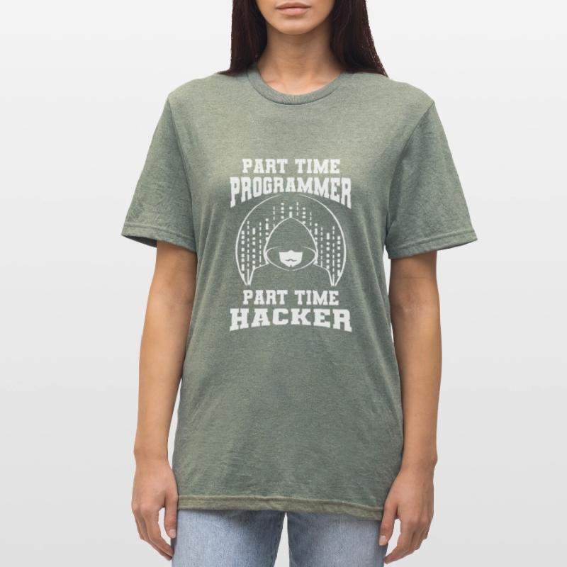 Programmierer Coder Software Entwickler Unisex Polycotton T-Shirt