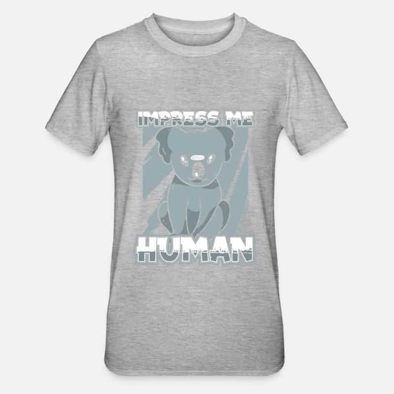 Koala Koalabär - Unisex Polycotton T-Shirt - Grau meliert