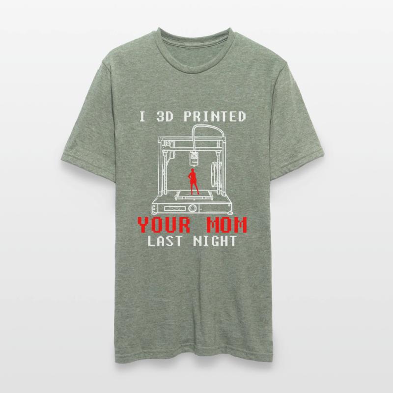 Entwickler Coder Programmierer 3D Drucker Unisex Polycotton T-Shirt