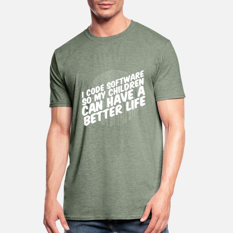 Entwickler Coder Programmierer Programmierer Unisex Polycotton T-Shirt