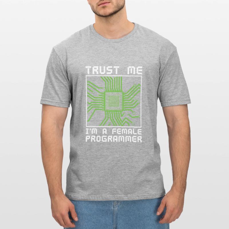 Developer Coder Programmer Microchip Unisex Polycotton T-Shirt