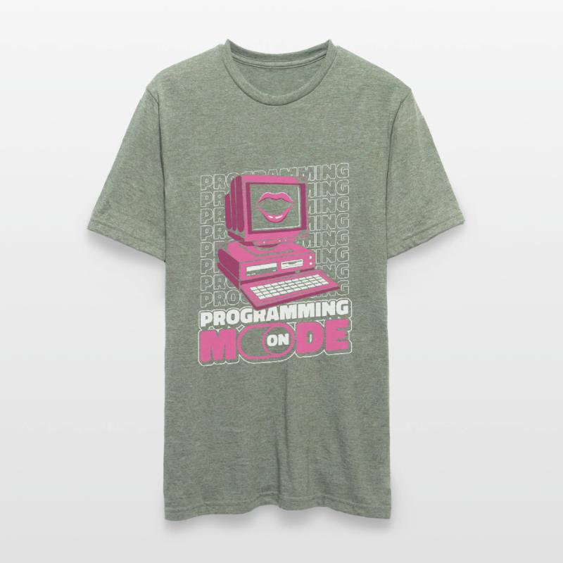 Développeur Coder Programmeur Lips T-shirt polycoton Unisexe