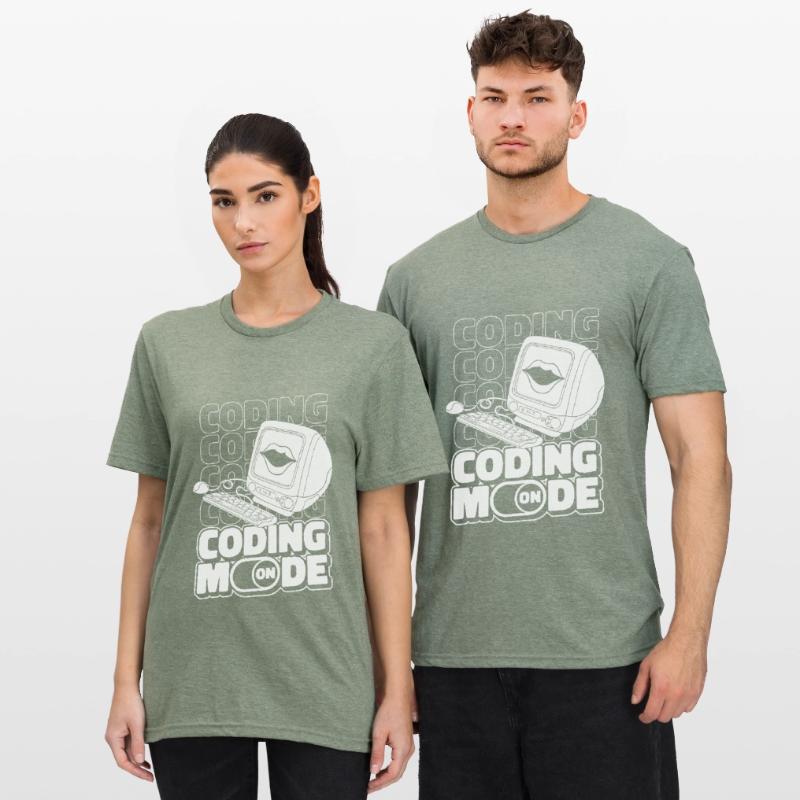 Entwickler Coder Programmierer Computer Unisex Polycotton T-Shirt