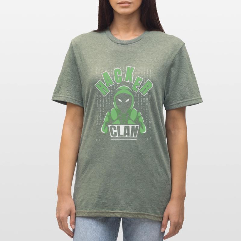 Entwickler Coder Programmierer Hacker Unisex Polycotton T-Shirt