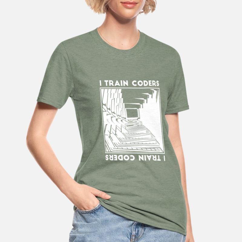 Entwickler Coder Programmierer Rechner Unisex Polycotton T-Shirt