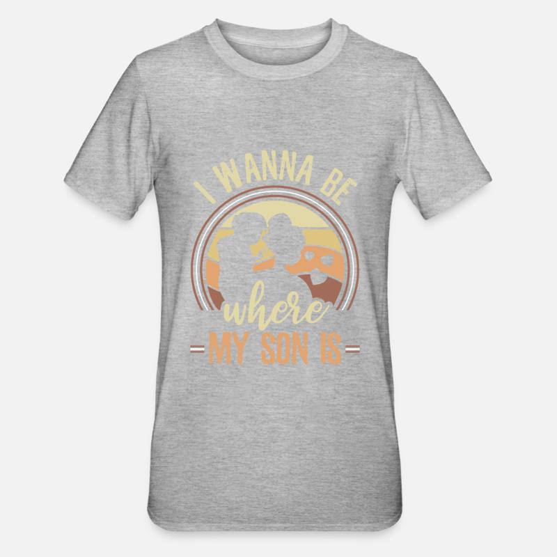 Maman Mère - T-shirt polycoton Unisexe - gris chiné
