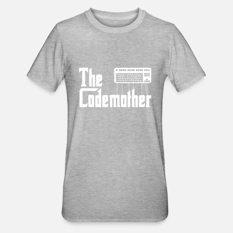 Entwickler Coder Programmierer Lustig - Unisex Polycotton T-Shirt - Grau meliert