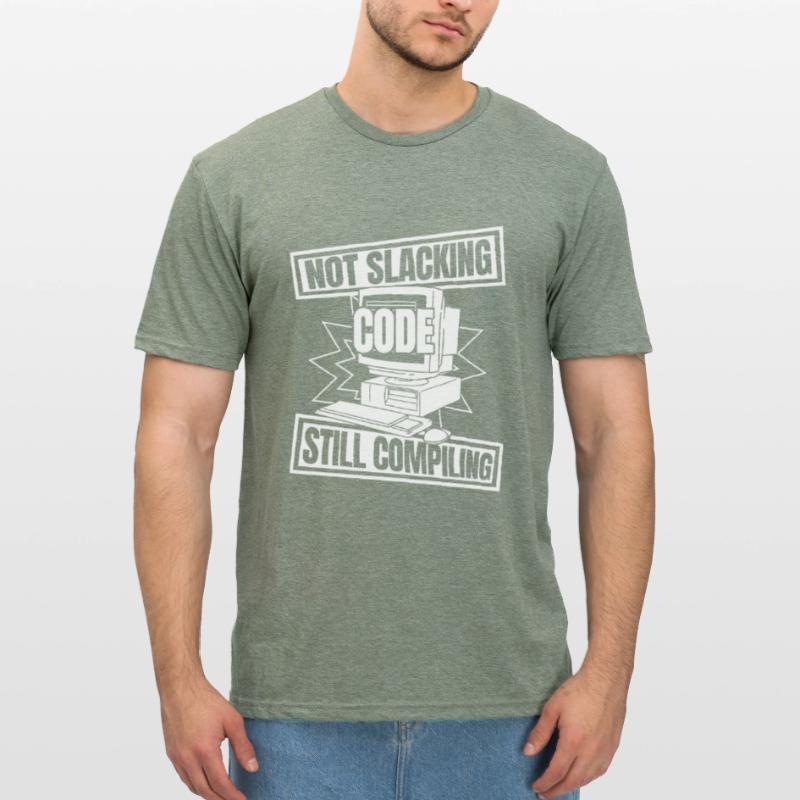 Developer Coder Programmer Computer T-shirt polycoton Unisexe