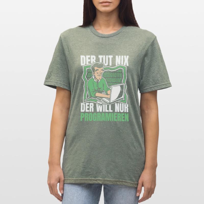 Entwickler Coder Programmierer Computer Unisex Polycotton T-Shirt