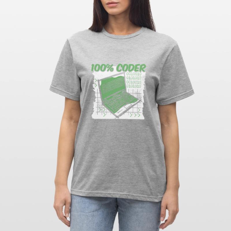 Entwickler Coder Programmierer Unisex Polycotton T-Shirt