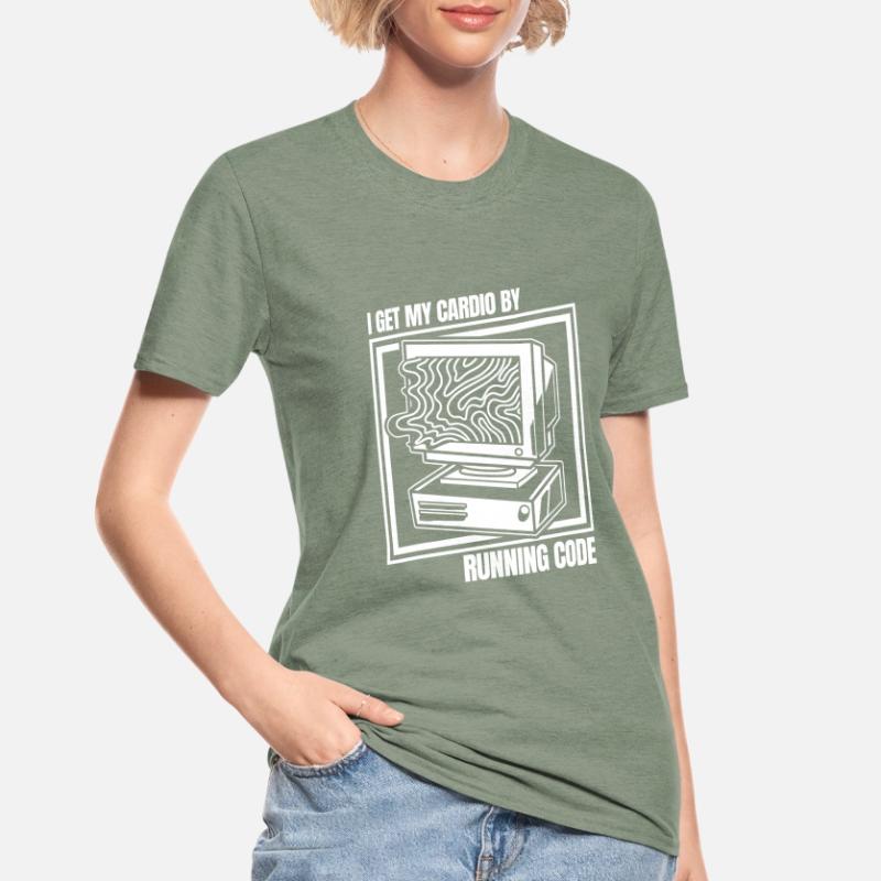 Entwickler Coder Programmierer Computer Unisex Polycotton T-Shirt