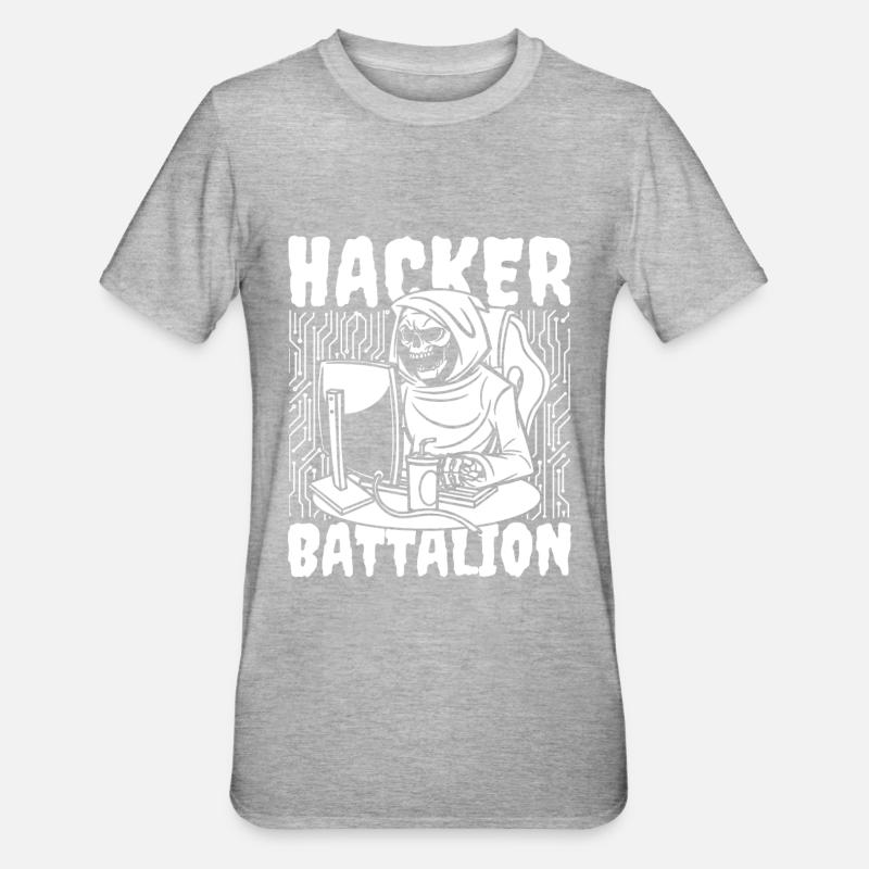 Programmeur Codeur développeur - T-shirt polycoton Unisexe - gris chiné