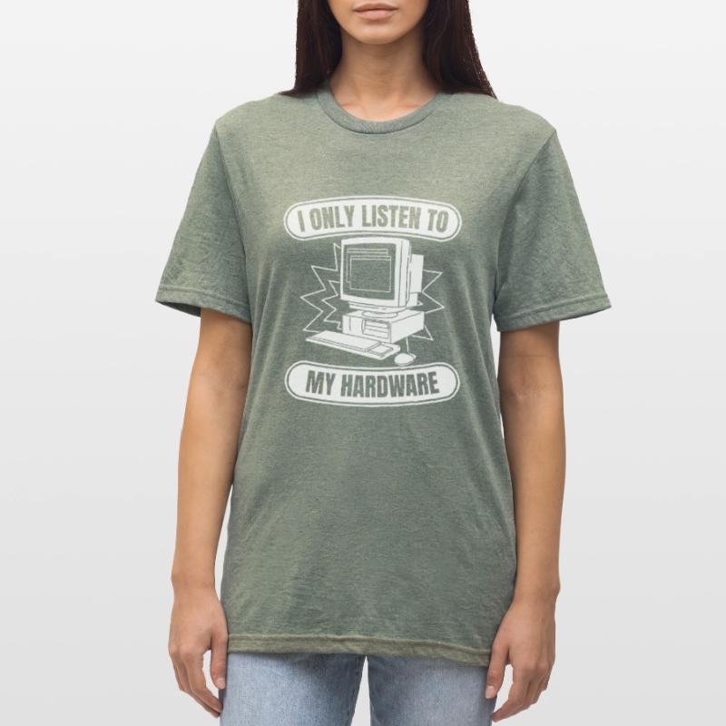 Entwickler Coder Programmierer Hardware Unisex Polycotton T-Shirt