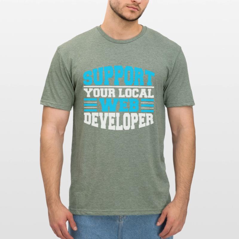 Web Developer Web Developer Support Unisex Polycotton T-Shirt