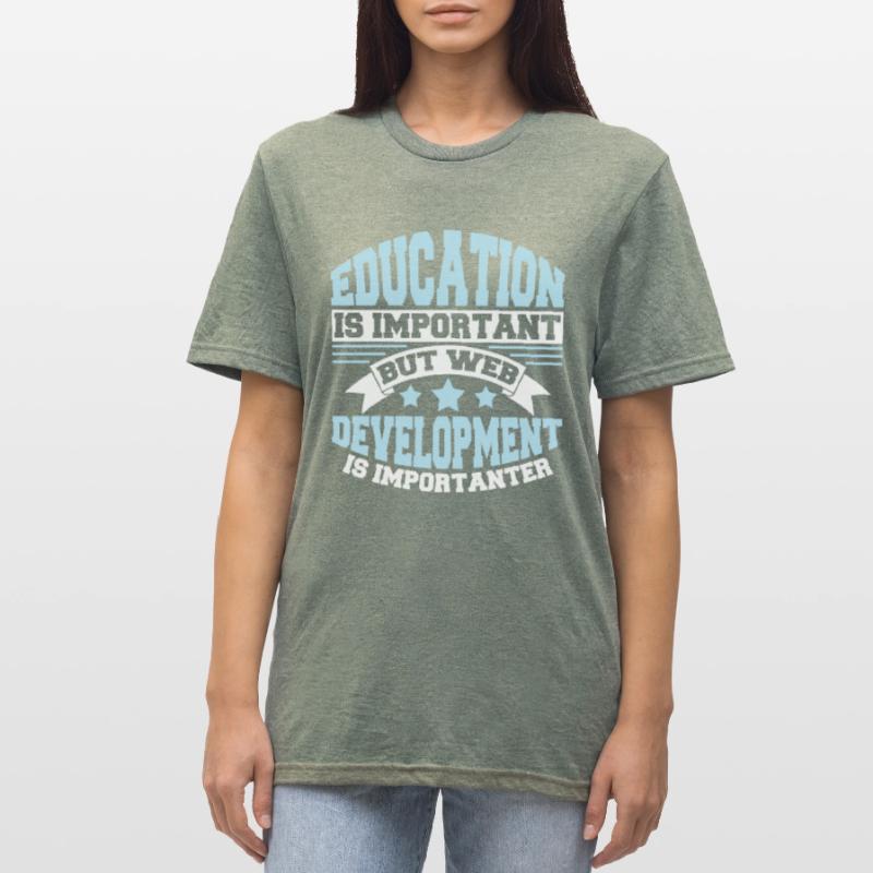 Web Developer Web Developer Funny Unisex Polycotton T-Shirt
