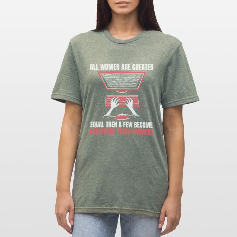 Entwickler Coder Programmierer Computer Unisex Polycotton T-Shirt