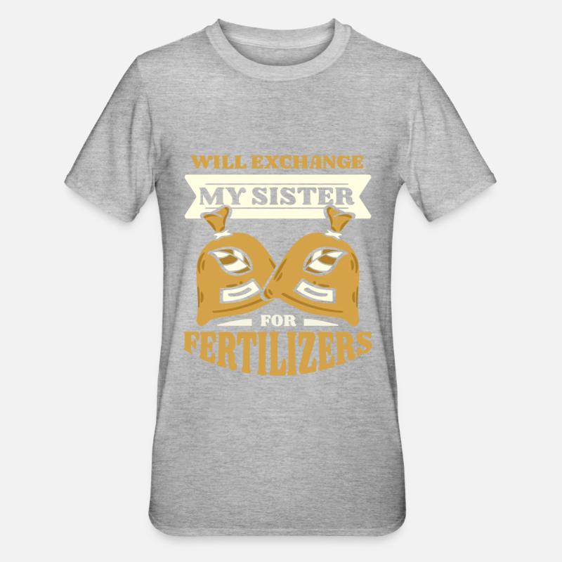 Hobbygärtner Garten Witzig - Unisex Polycotton T-Shirt - Grau meliert