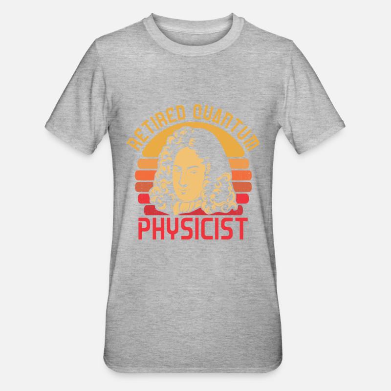 Physics Physicists Quantum Physics - Unisex Polycotton T-Shirt - heather grey