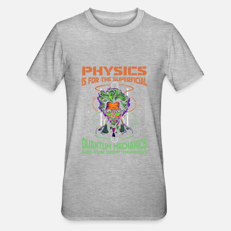 Physics Phyker Cool Quantum Physics - Unisex Polycotton T-Shirt - heather grey