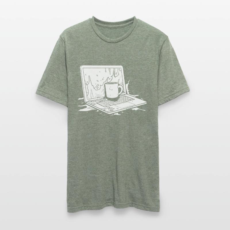 Entwickler Coder Programmierer Kaffee Unisex Polycotton T-Shirt