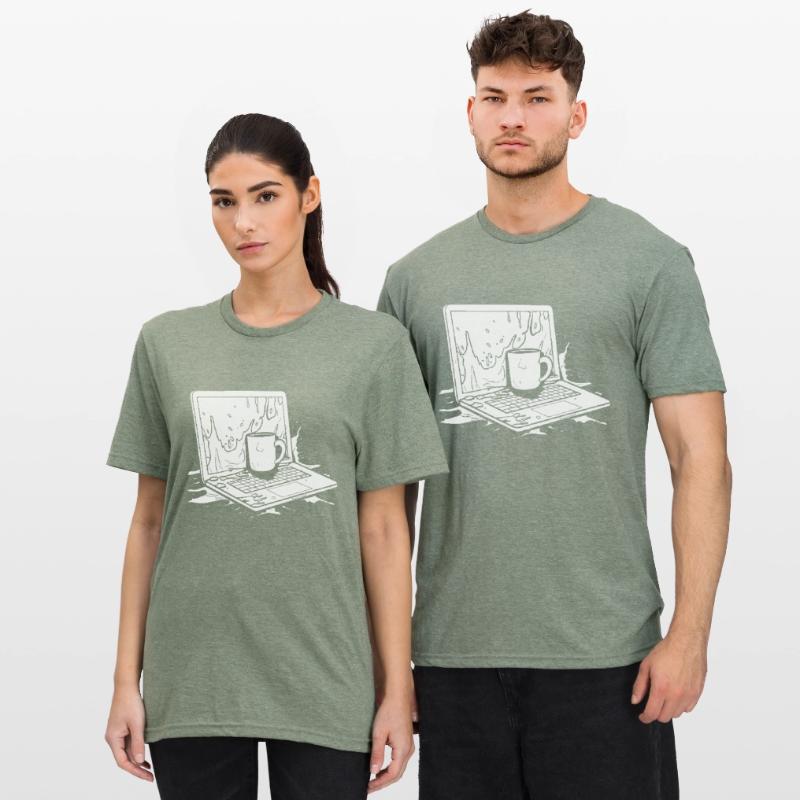 Developer, Coder, Programmer, Coffee Unisex Polycotton T-Shirt