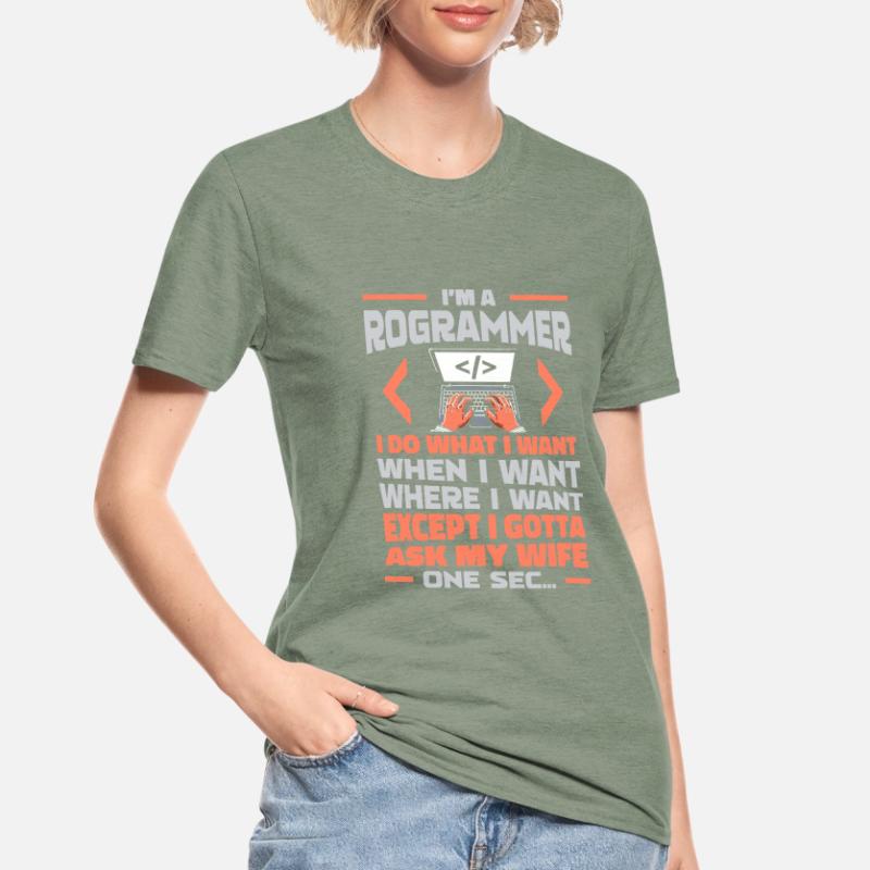 Developer, Coder, Programmer Unisex Polycotton T-Shirt