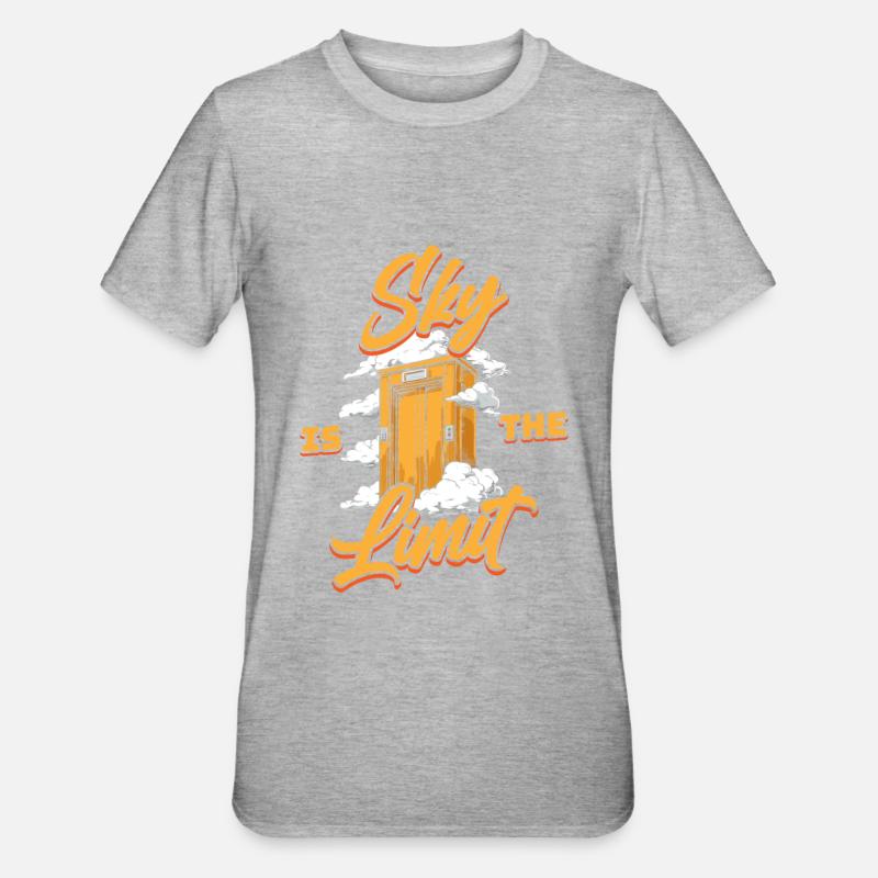 Elevator Elevator - Unisex Polycotton T-Shirt - heather grey