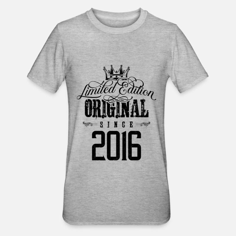Édition limitée 2016 - T-shirt polycoton Unisexe - gris chiné