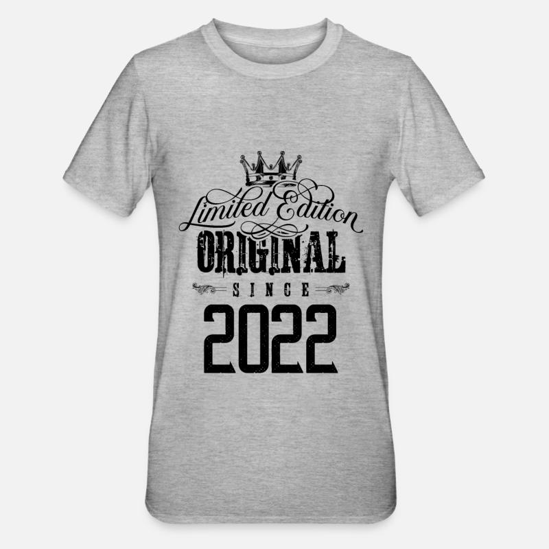 Édition limitée 2022 - T-shirt polycoton Unisexe - gris chiné