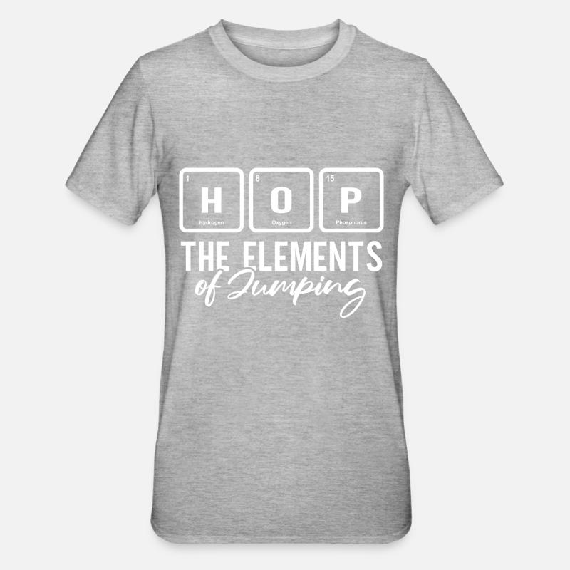 Chimiste Chimie Enseignant Élément - T-shirt polycoton Unisexe - gris chiné