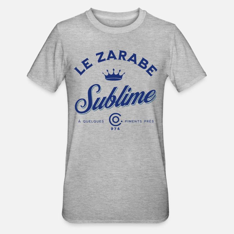 Le Zarabe Sublime - T-shirt polycoton Unisexe - gris chiné