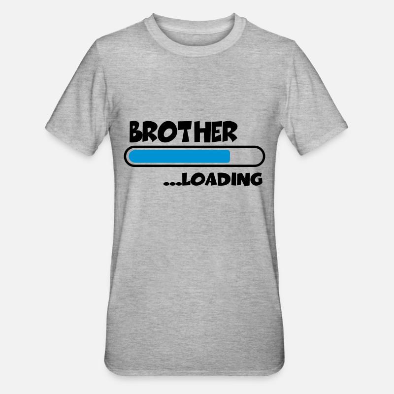 Brother loading - T-shirt polycoton Unisexe - gris chiné