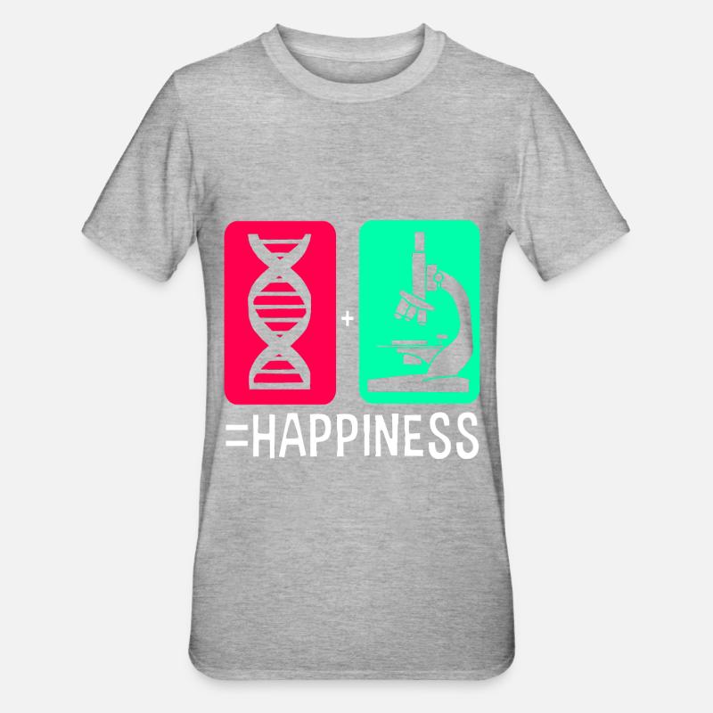 Structural formula molecule - Unisex Polycotton T-Shirt - heather grey