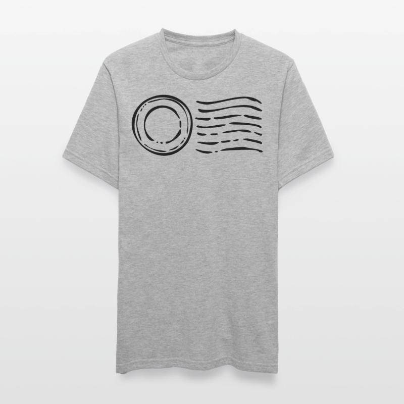 Cachet de la poste timbre Cachet de la poste T-shirt polycoton Unisexe