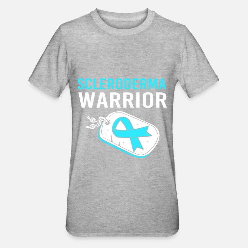 Scleroderma - Unisex Polycotton T-Shirt - heather grey