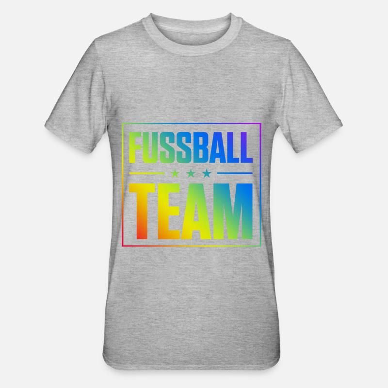 Équipe de soccer - T-shirt polycoton Unisexe - gris chiné