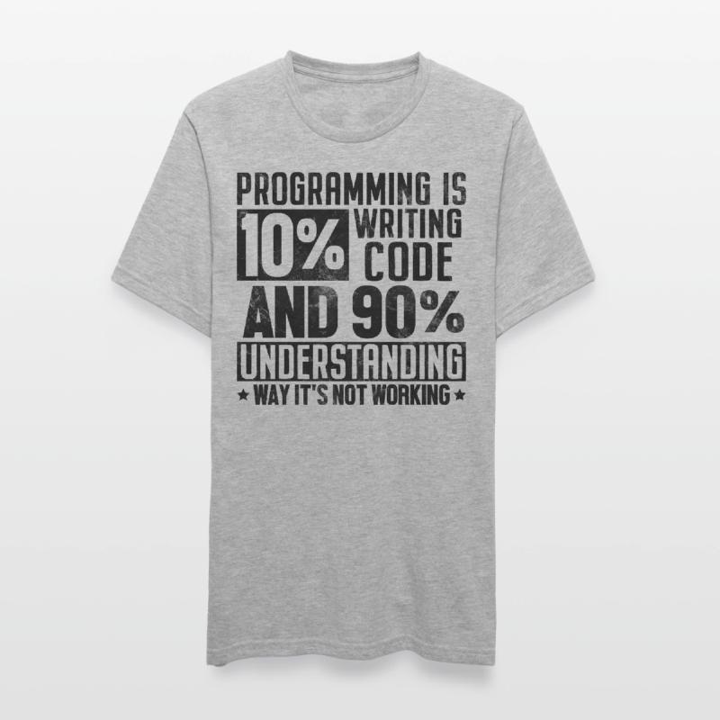 Funny Programming Coding Humor Developer Computer Unisex Polycotton T-Shirt