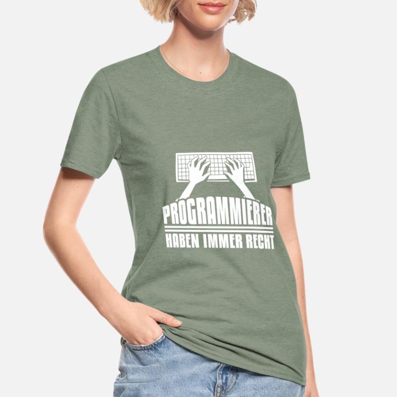 Programmierer Coder Software Entwickler Unisex Polycotton T-Shirt