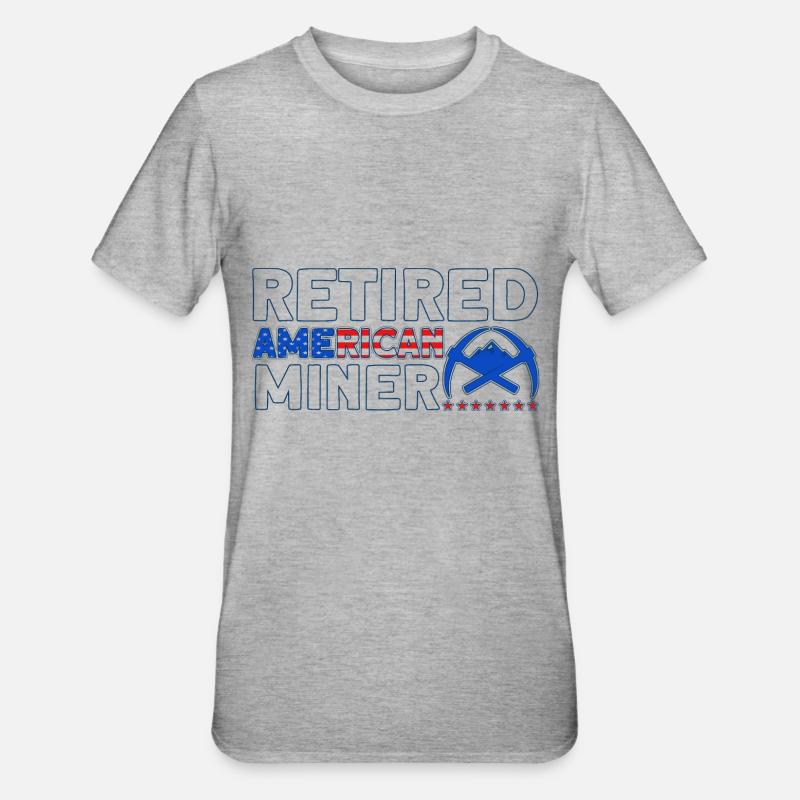 Miners Underground Mining Underground Mining - Unisex Polycotton T-Shirt - heather grey