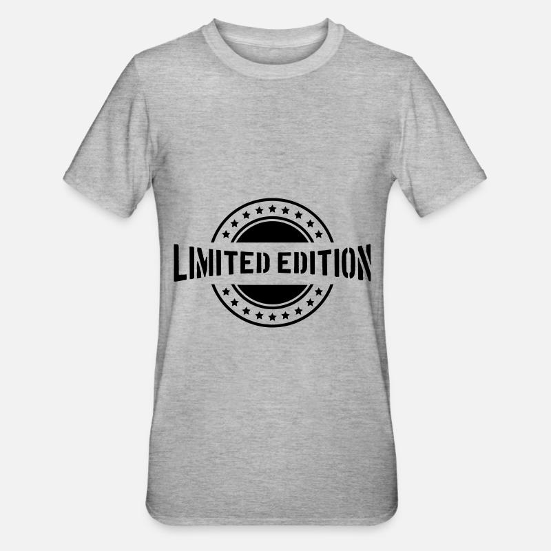 Édition limitée - T-shirt polycoton Unisexe - gris chiné