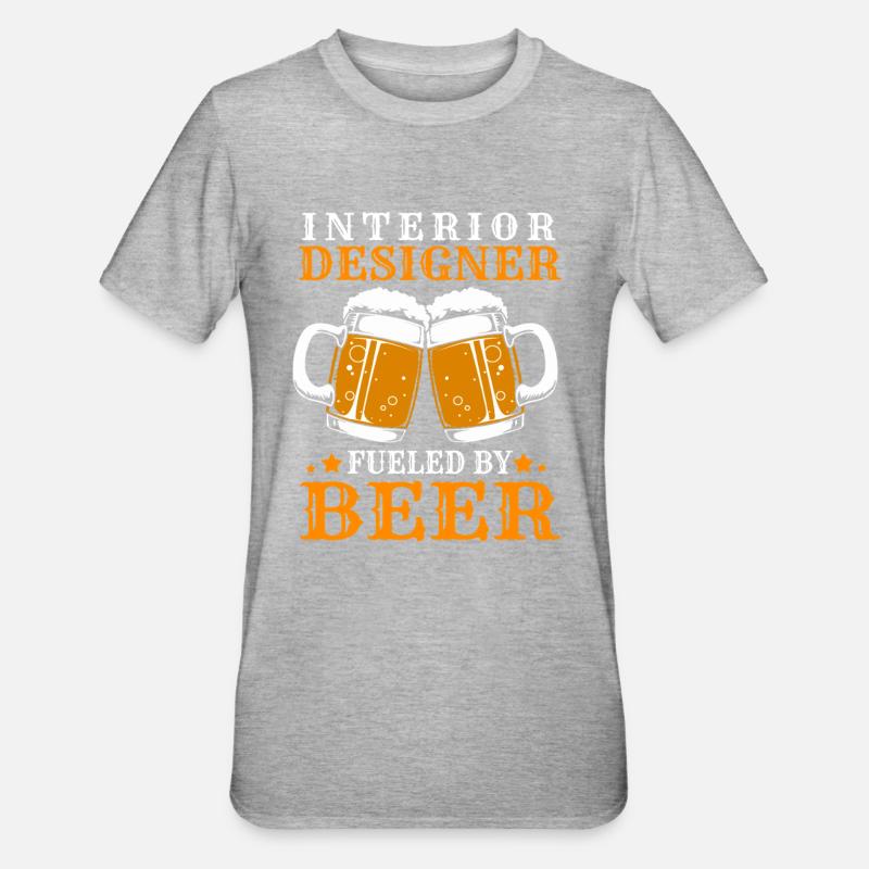 Architecte Architecte d’intérieur Architecture - T-shirt polycoton Unisexe - gris chiné