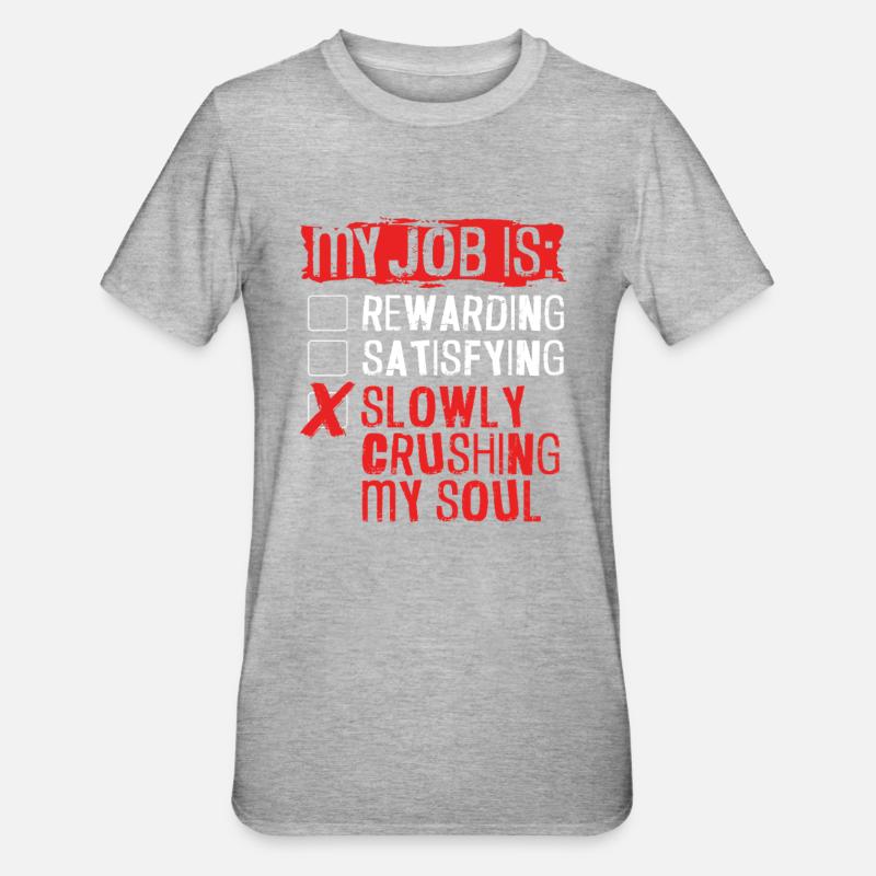 Programmeur médical Codeur médical - T-shirt polycoton Unisexe - gris chiné