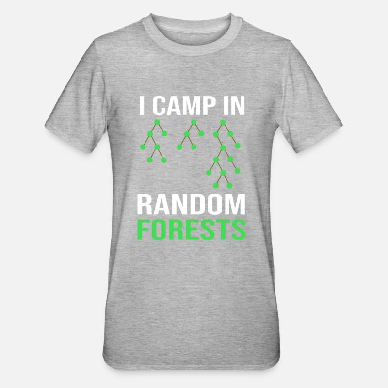 Programmierer Coder GPT - Unisex Polycotton T-Shirt - Grau meliert