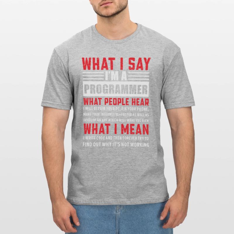 Lustige Programmierung Programmierung Programmierer Geschenk Unisex Polycotton T-Shirt